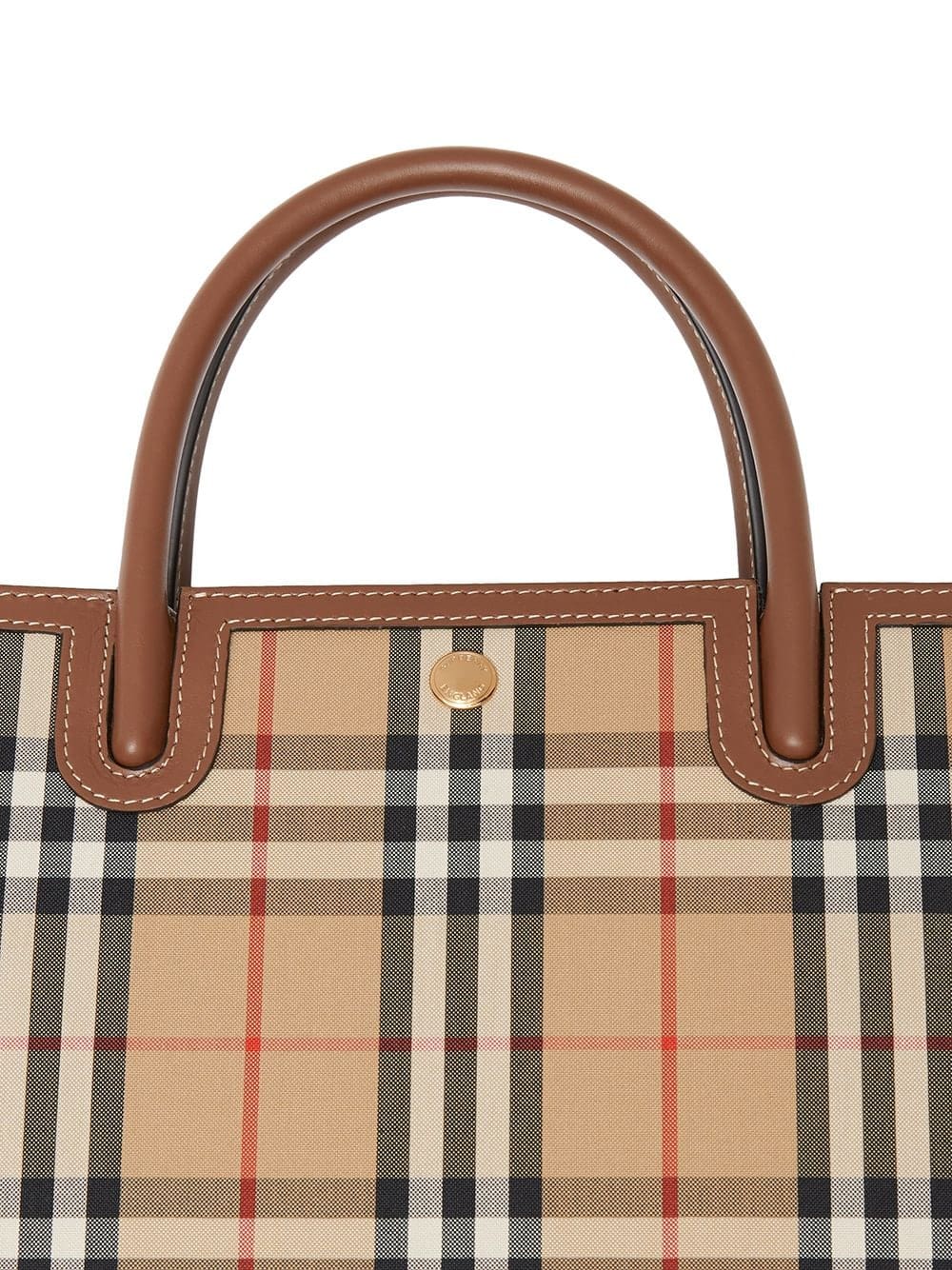 Burberry small Vintage Check two handle title bag - Image 4