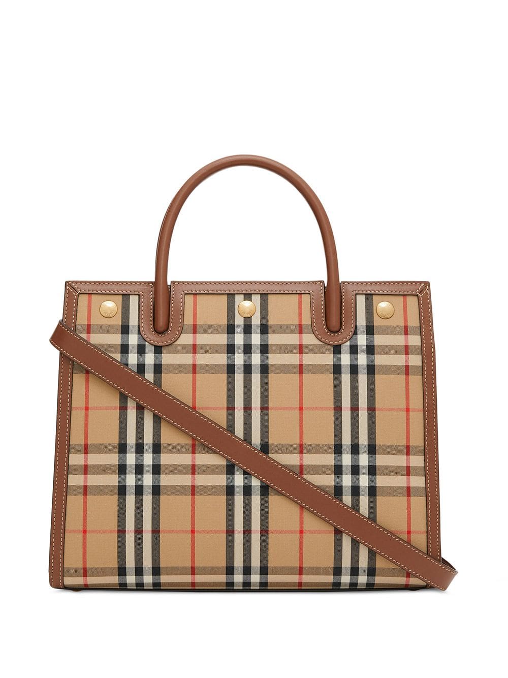 Burberry small Vintage Check two handle title bag - Image 3
