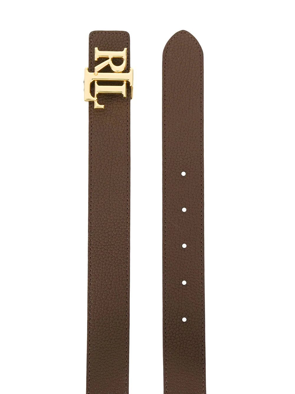 Lauren Ralph Lauren monogram-buckle belt - Image 2