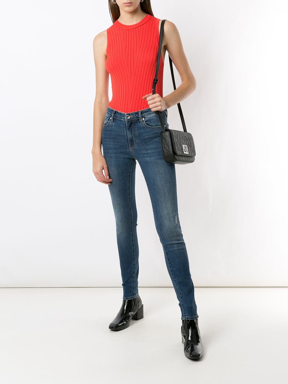 Armani Exchange embossed-logo shoulder bag - Image 2