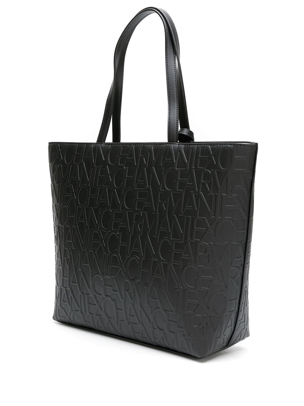 Armani Exchange embossed-logo pattern tote bag - Image 3