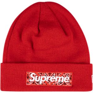 Supreme x New Era Box Logo beanie