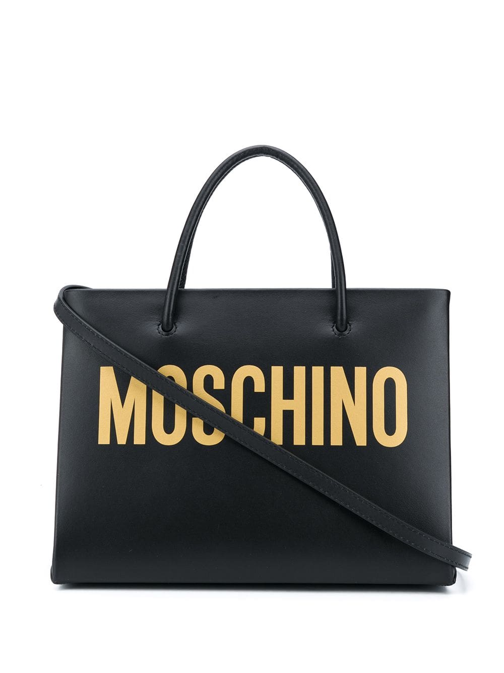 Moschino logo print tote bag