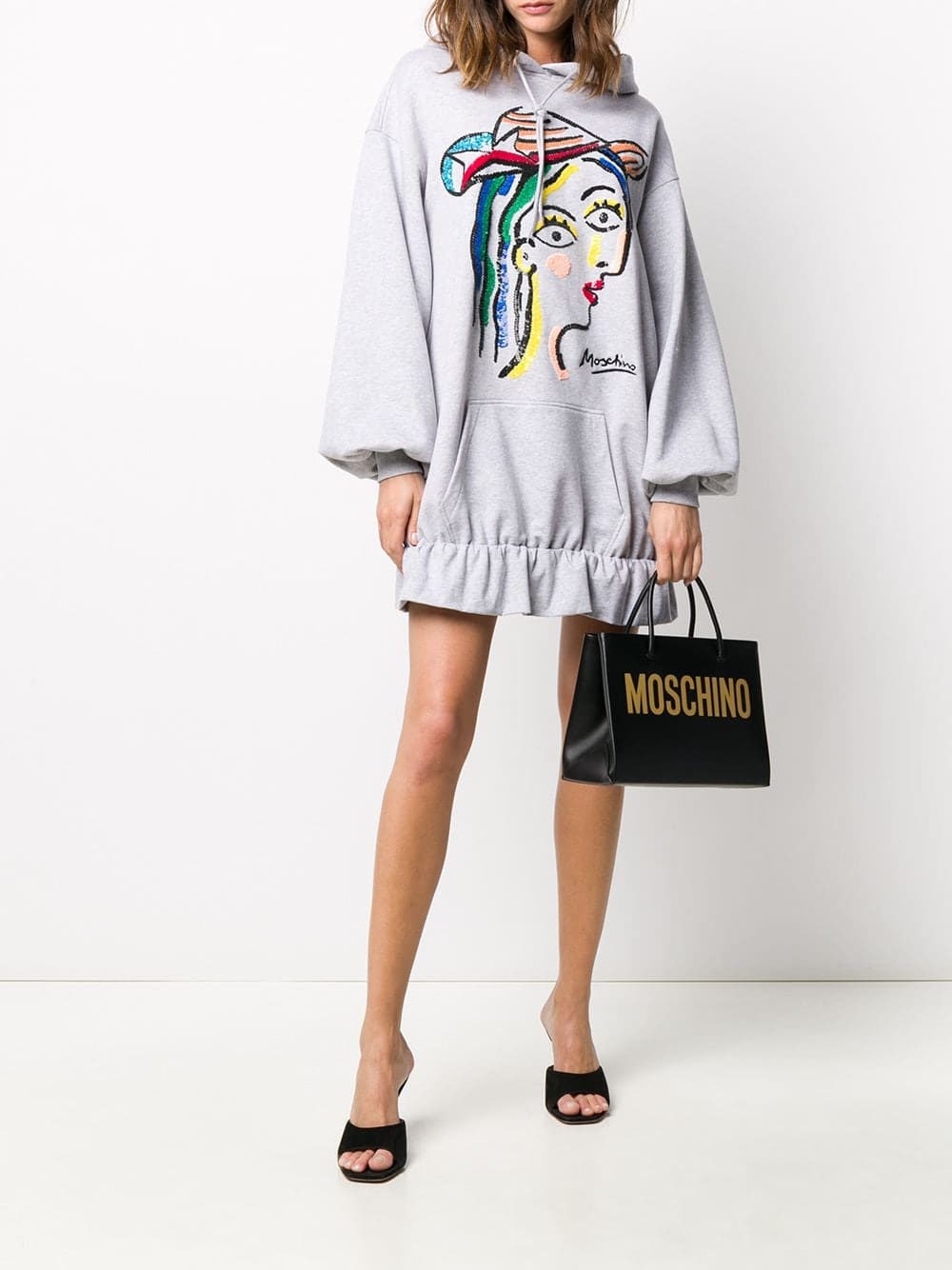 Moschino logo print tote bag - Image 2