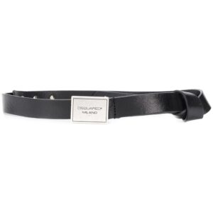 Dsquared2  logo-plaque knotted belt