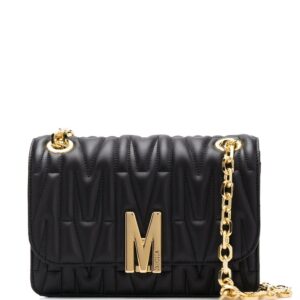Moschino quilted M motif crossbody bag