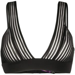 Maison Close striped triangle bra