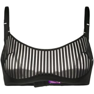 Maison Close striped underwired bra