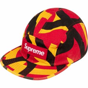 Supreme Military print camp cap