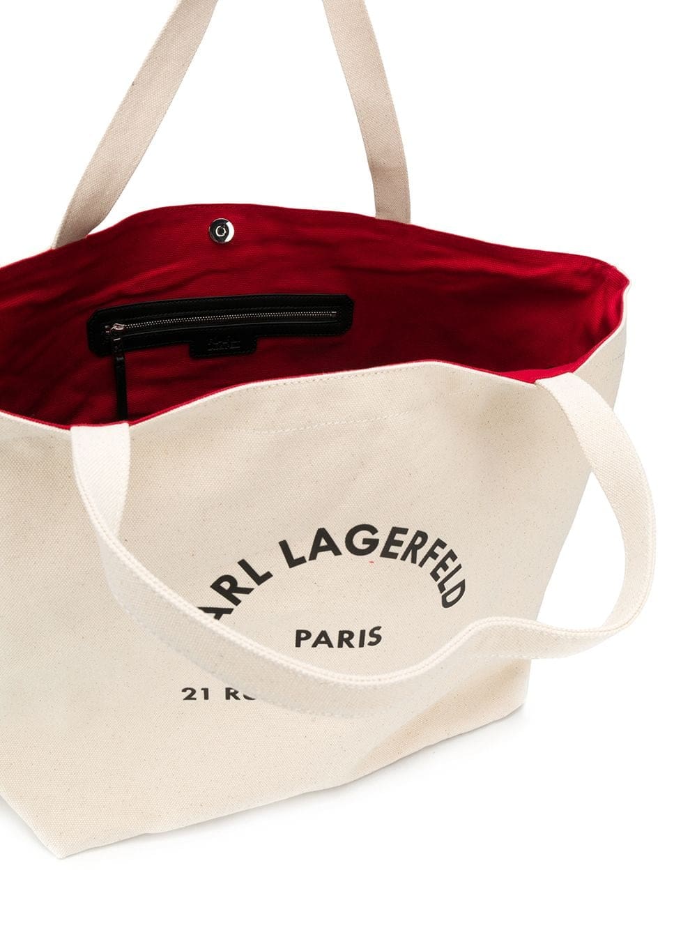 Karl Lagerfeld Rue St-Guillaume canvas tote bag - Image 5