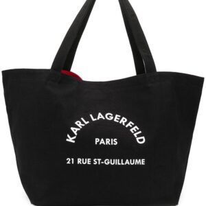 Karl Lagerfeld logo-print tote bag