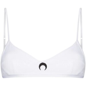 Marine Serre  logo-print bra