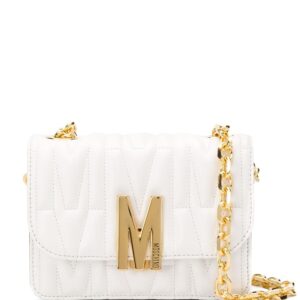 Moschino M quilted shoulder bag