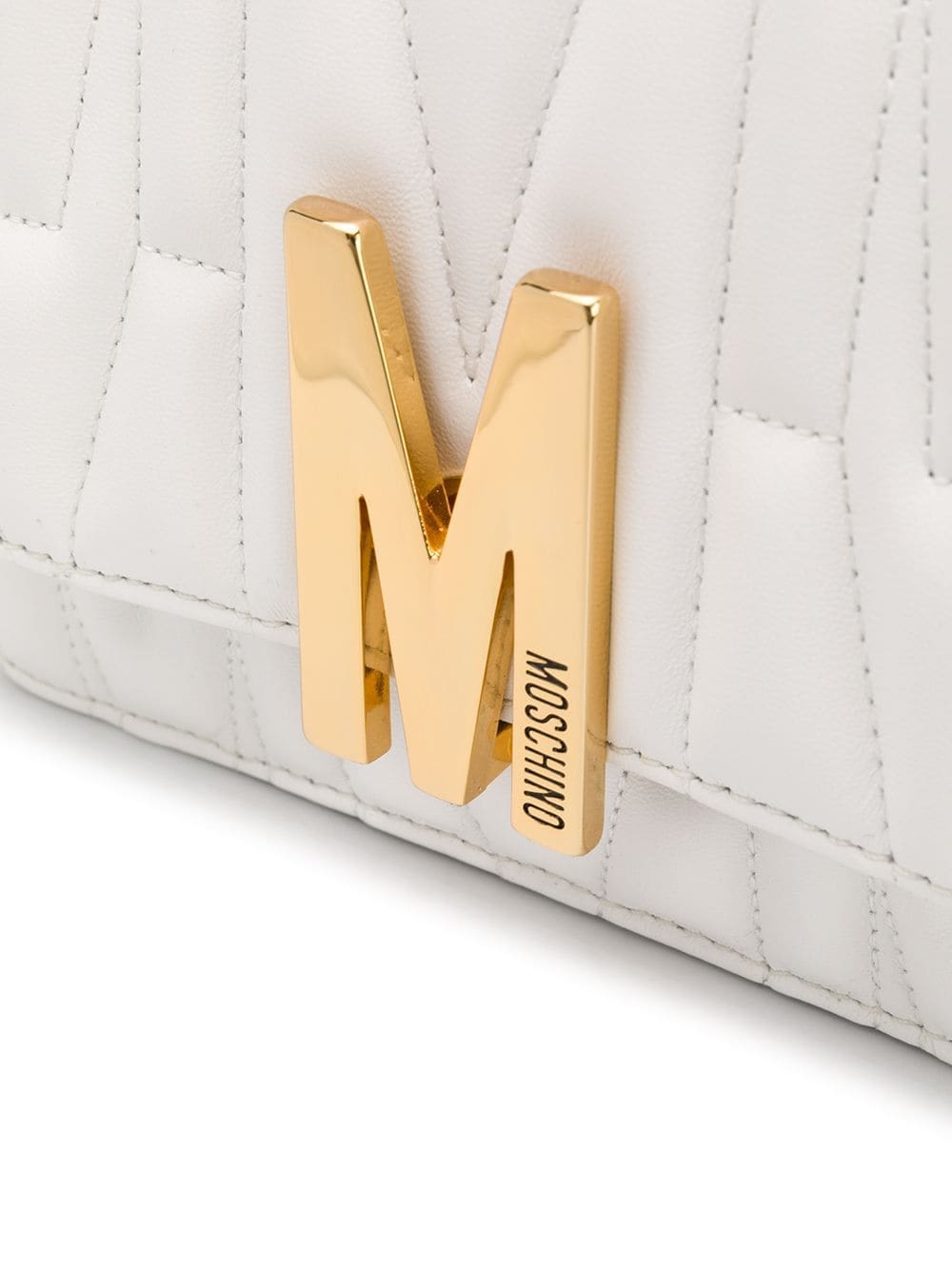Moschino M quilted shoulder bag - Image 4