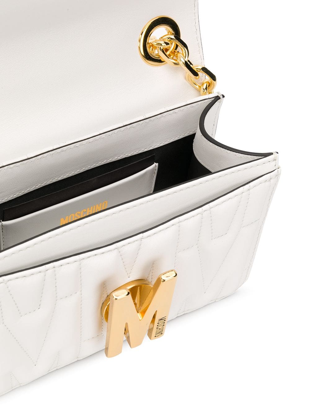 Moschino M quilted shoulder bag - Image 5