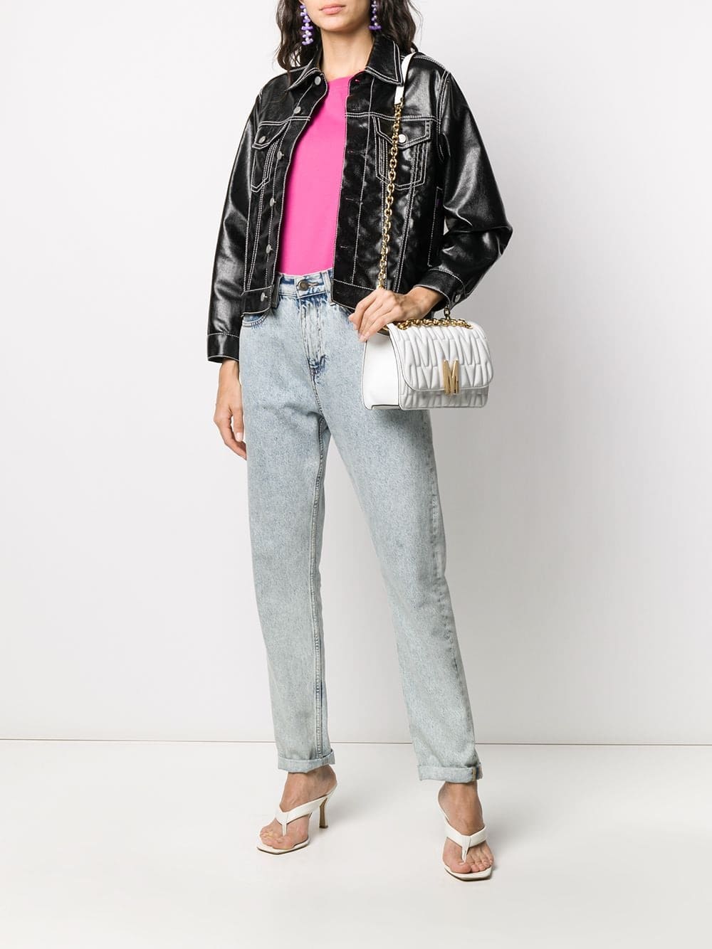 Moschino M-quilted shoulder bag - Image 2