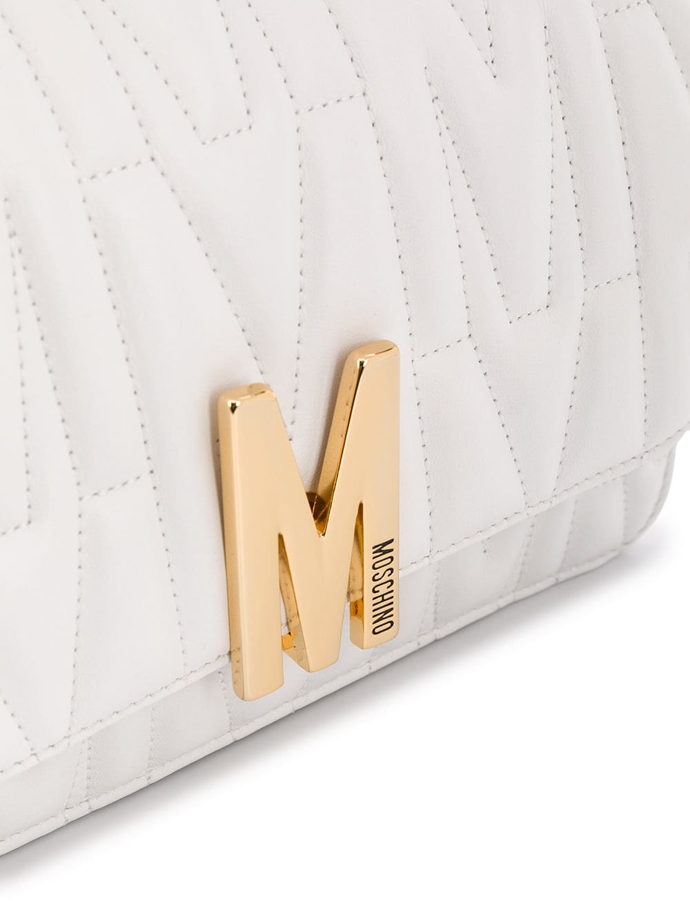 Moschino M-quilted shoulder bag - Image 4