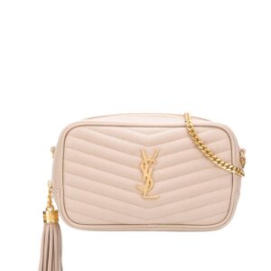 Saint Laurent  quilted logo shoulder bag