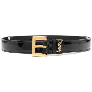Saint Laurent  logo plaque belt