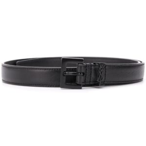 Saint Laurent  Monogramme buckle belt