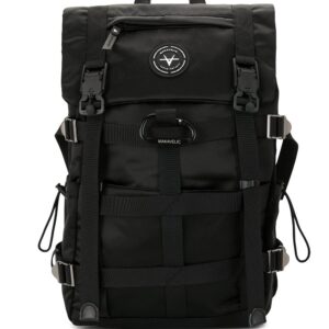 Makavelic logo patch backpack