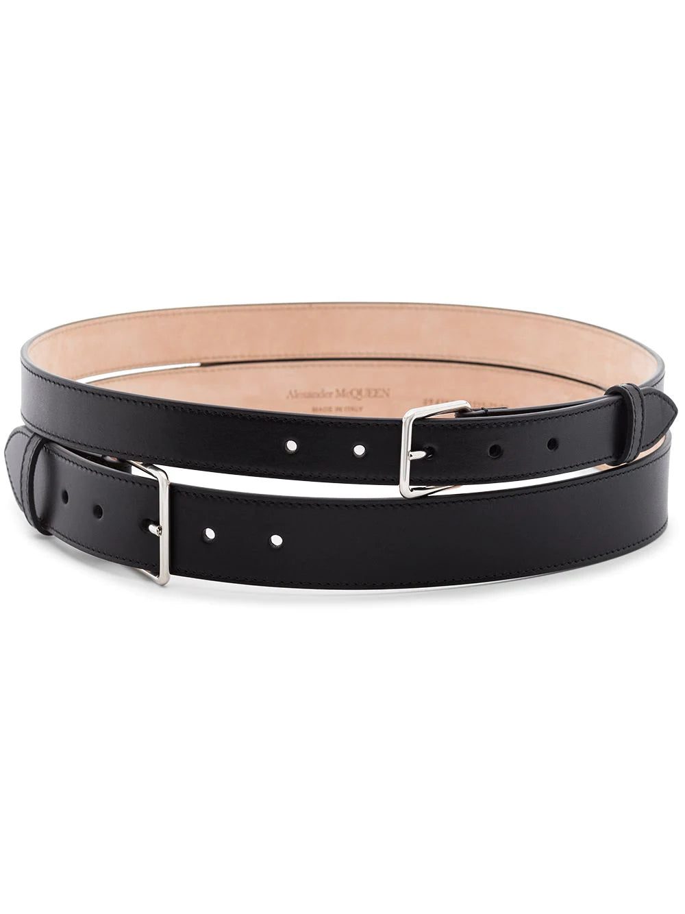 Alexander McQueen double buckle belt