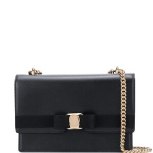 Ferragamo Vara leather shoulder bag