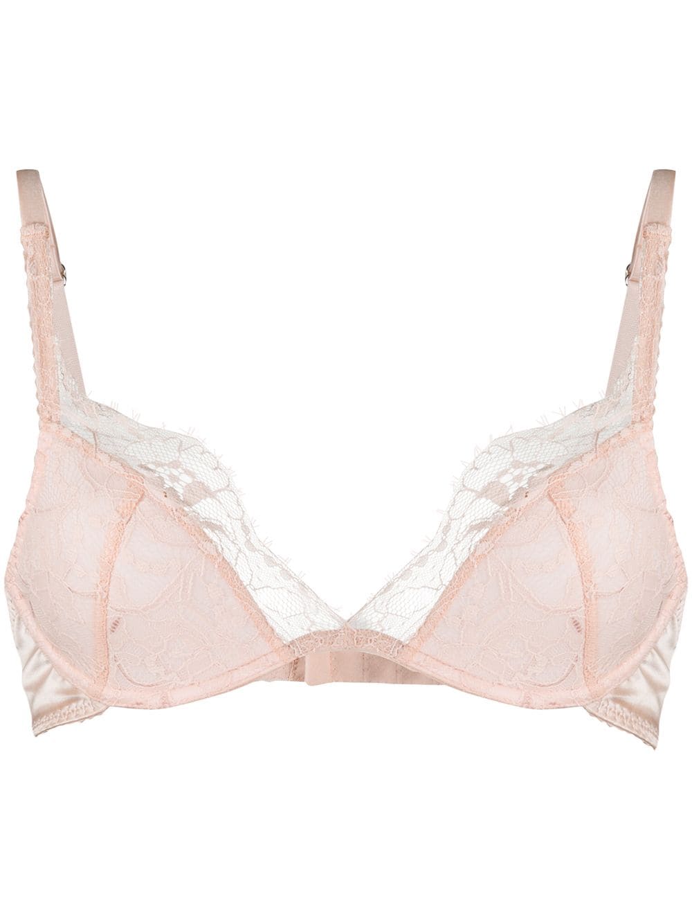 Fleur Of England lace-embellished plunge bra