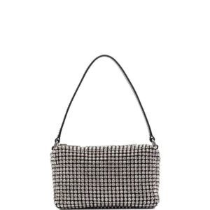 Alexander Wang medium Wangloc rhinestone-embellished clutch bag