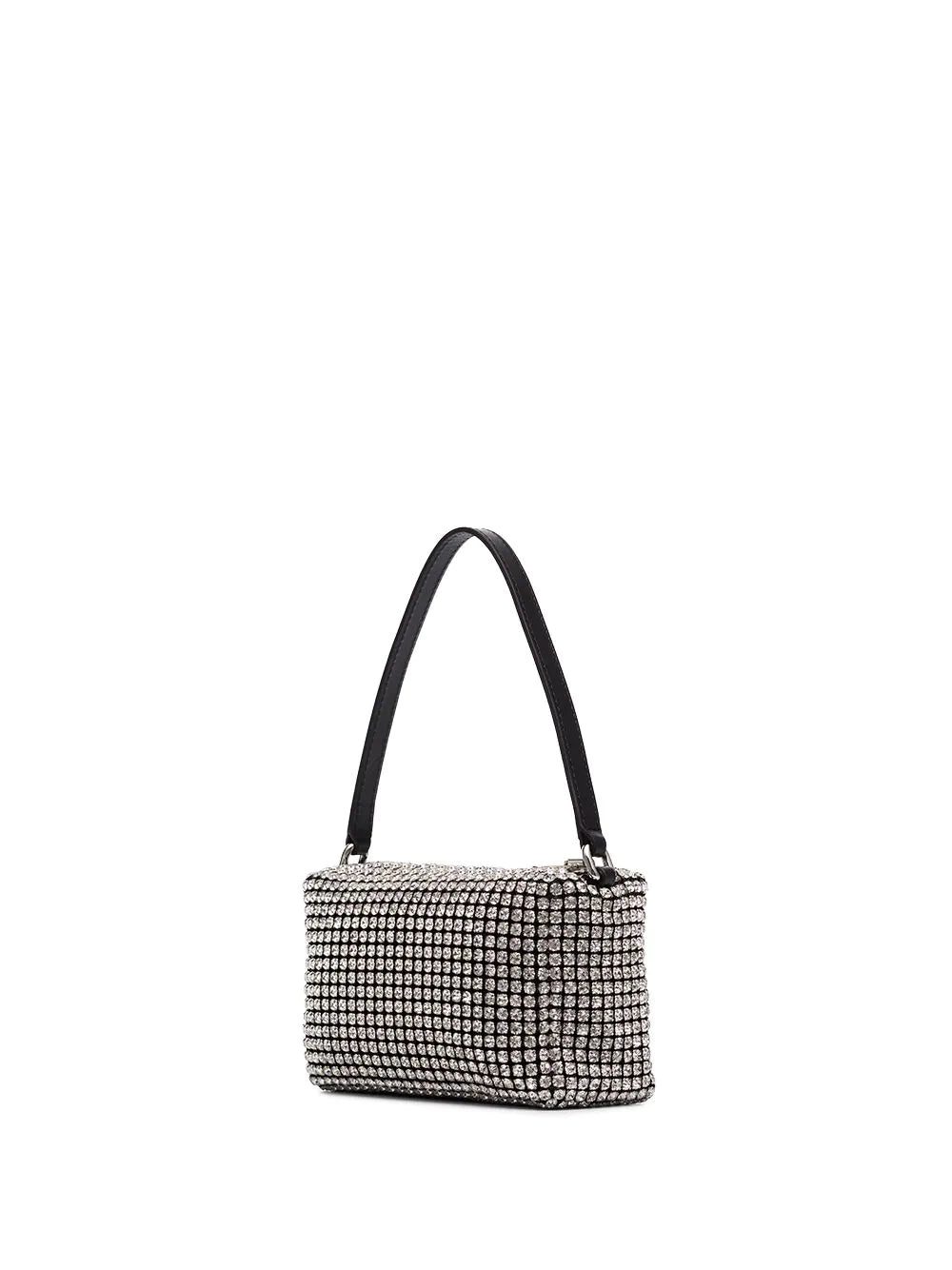 Alexander Wang medium Wangloc rhinestone-embellished clutch bag - Image 3
