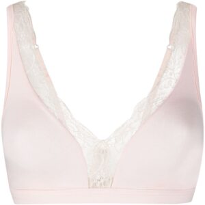 Hanro lace trim soft cup bra