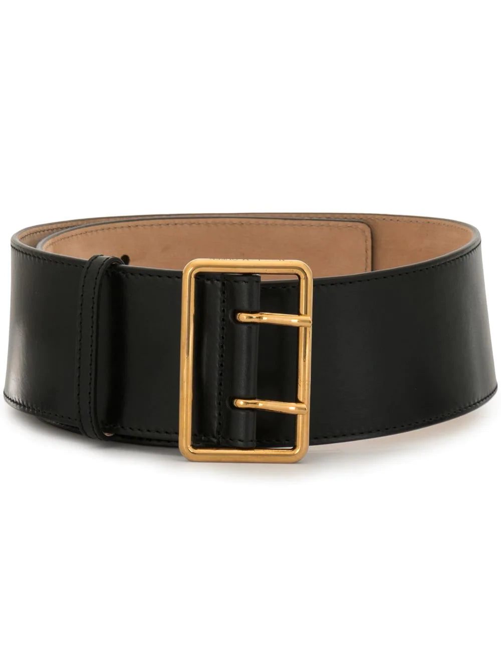 Alexander McQueen double-buckle wide belt