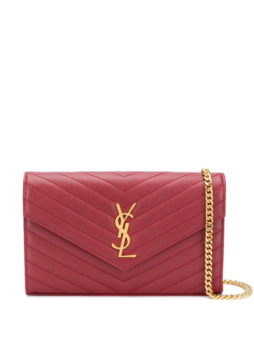Saint Laurent monogram envelope clutch