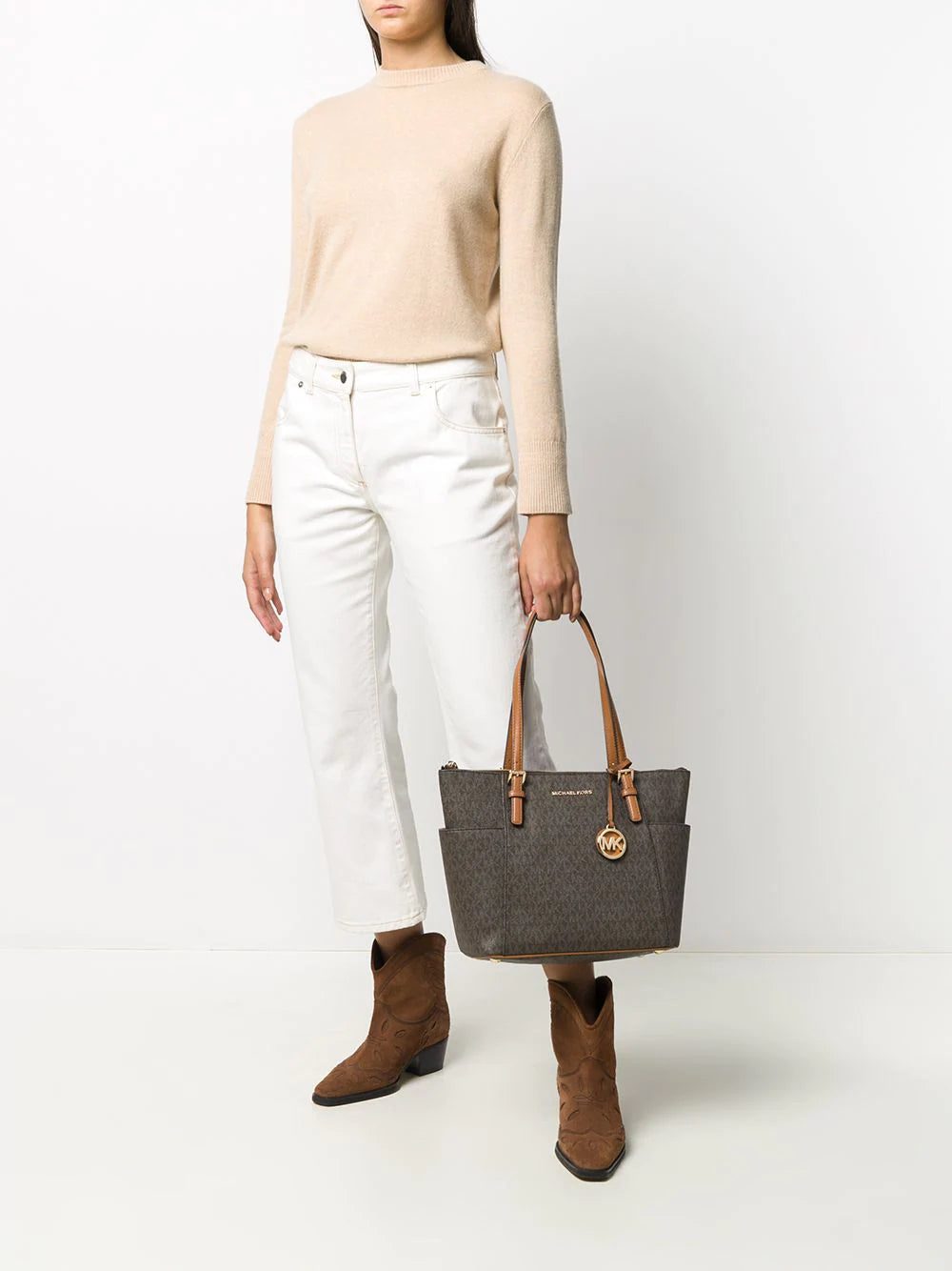 Micheal kors Jet Set monogram logo tote - Image 2