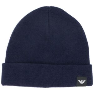 Emporio Armani logo patch beanie