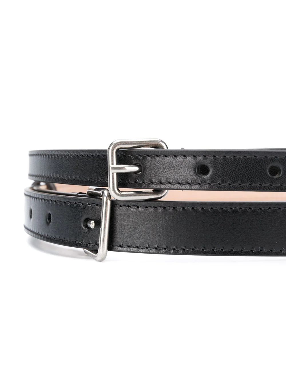 Alexander McQueen double buckle belt - Image 2