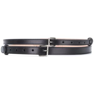 Alexander McQueen  double buckle belt