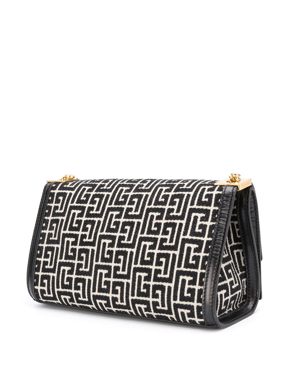 Balmain medium 1945 Heritage monogram jacquard bag - Image 3