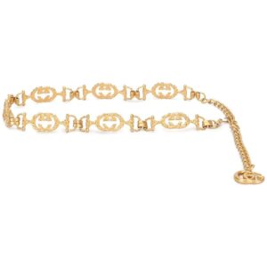 Gucci  logo plaque belt