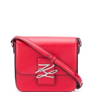 Karl Lagerfeld signature plaque crossbody bag