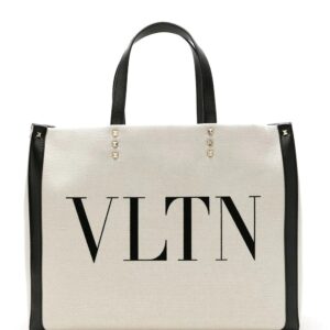 Valentino Garavani VLTN logo canvas tote Bag