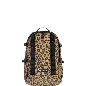 Supreme leopard print backpack