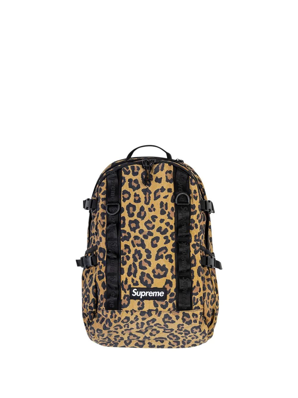 Supreme leopard print backpack