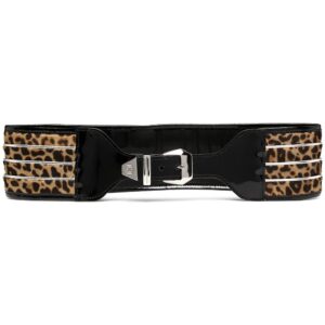 Philipp Plein  leopard-print waist belt