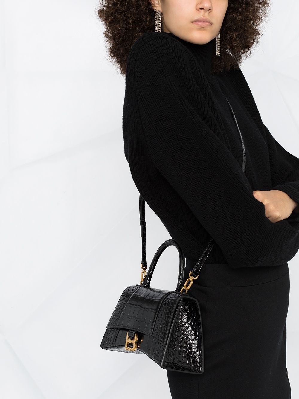 Balenciaga crocodile effect tote bag - Image 3