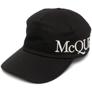 Alexander McQueen logo embroidered cap