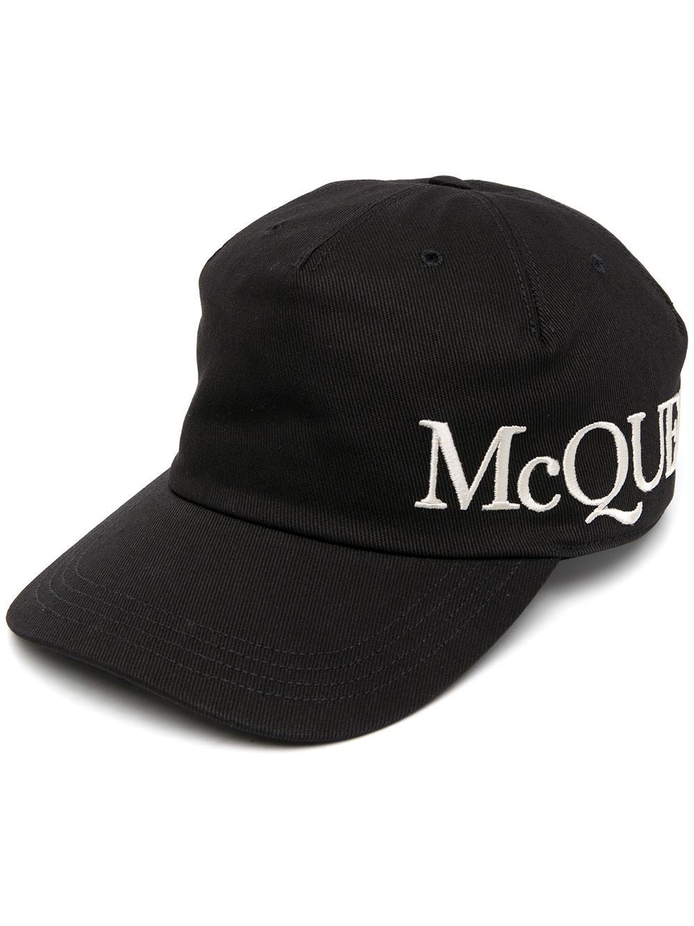 Alexander McQueen logo embroidered cap