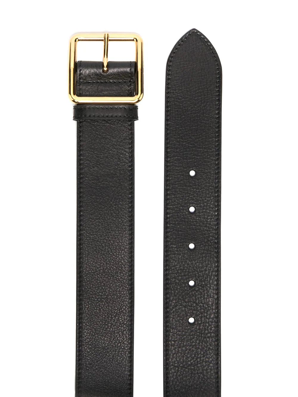 Alexander McQueen buckle-fastening leather belt - Image 2