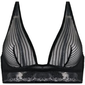 Wolford  stripe mesh soft cup bra