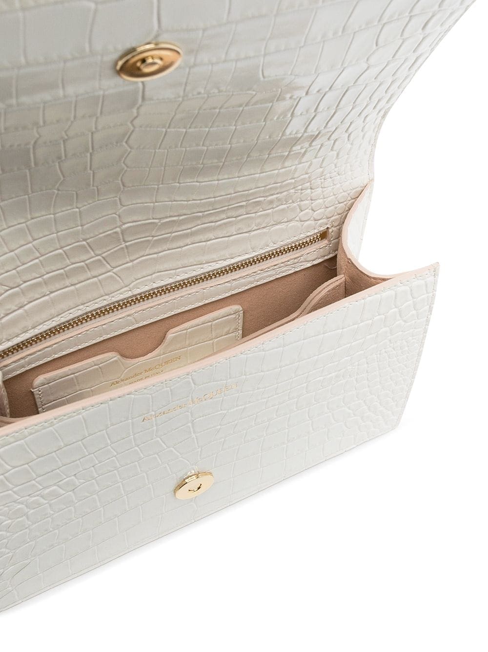 Alexander McQueen Jewelled embossed shoulder bag - Image 5